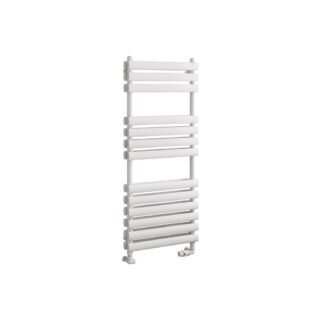Eastbrook Tunstall Double Designer Heated Towel Rail - Matt White - Image 7