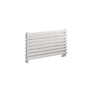 Eastbrook Tunstall Double Designer Heated Towel Rail - Matt White - Image 2