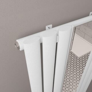 Eastbrook Tunstall Mirror Designer Radiator - Matt White - Image 3