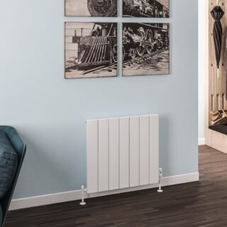 Eastbrook Rosano Aluminium Designer Radiator - Matt White - Image 6