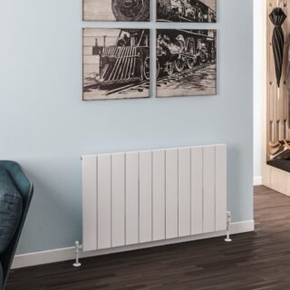 Eastbrook Rosano Aluminium Designer Radiator - Matt White - Image 8