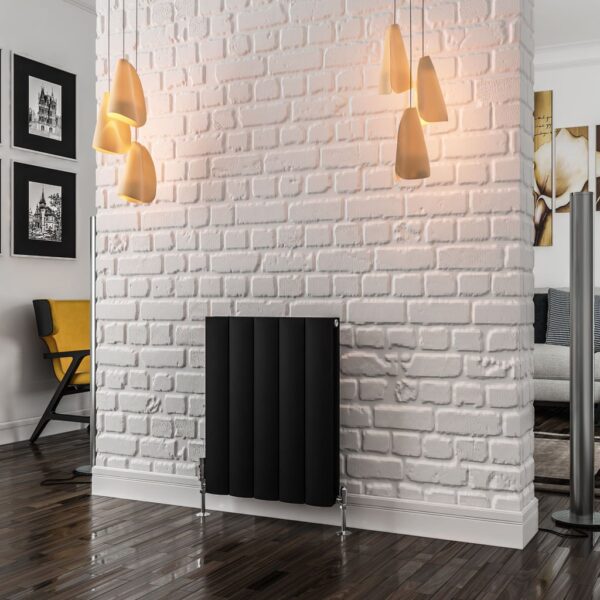 Eastbrook Guardia Aluminium Designer Radiator - Matt Black