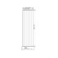Eastbrook Vesima Aluminium Designer Radiator - Matt Black - Image 20