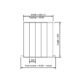 Eastbrook Vesima Aluminium Designer Radiator - Matt Black - Image 3