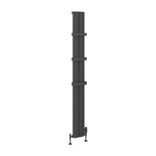 Eastbrook Berlini Aluminium Single Designer Radiator - Matt Anthracite - Image 4