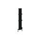 Eastbrook Berlini Aluminium Single Designer Radiator - Matt Black - Image 2