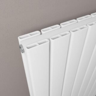 Eastbrook Hadleigh Aluminium Designer Radiator - Matt White - Image 18