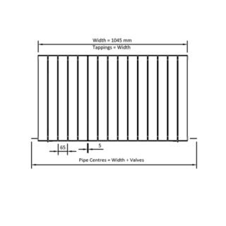 Eastbrook Sandhurst Aluminium Designer Radiator - Matt Anthracite - Image 15