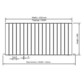 Eastbrook Sandhurst Aluminium Designer Radiator - Matt Anthracite - Image 16