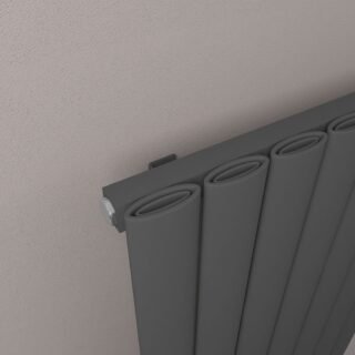 Eastbrook Sandhurst Aluminium Designer Radiator - Matt Anthracite - Image 3