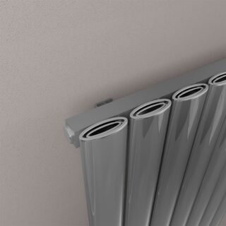 Eastbrook Sandhurst Aluminium Designer Radiator - Polished Aluminium - Image 3
