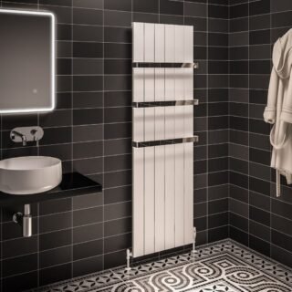 Eastbrook Rosano Aluminium Designer Radiator - Matt White - Image 13