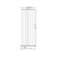 Eastbrook Vesima Aluminium Designer Radiator - Matt Black - Image 21