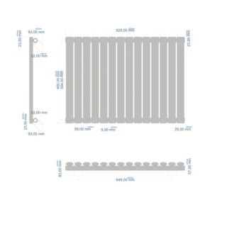 Eastbrook Tunstall Designer Radiator - Matt White - Image 12