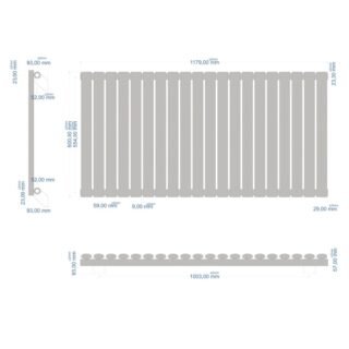 Eastbrook Tunstall Designer Radiator - Matt White - Image 14