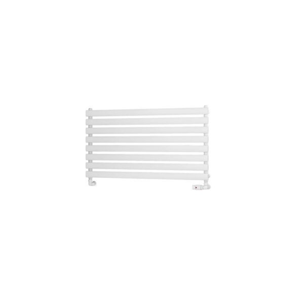 Eastbrook Tunstall Designer Heated Towel Rail - Matt White - Image 2