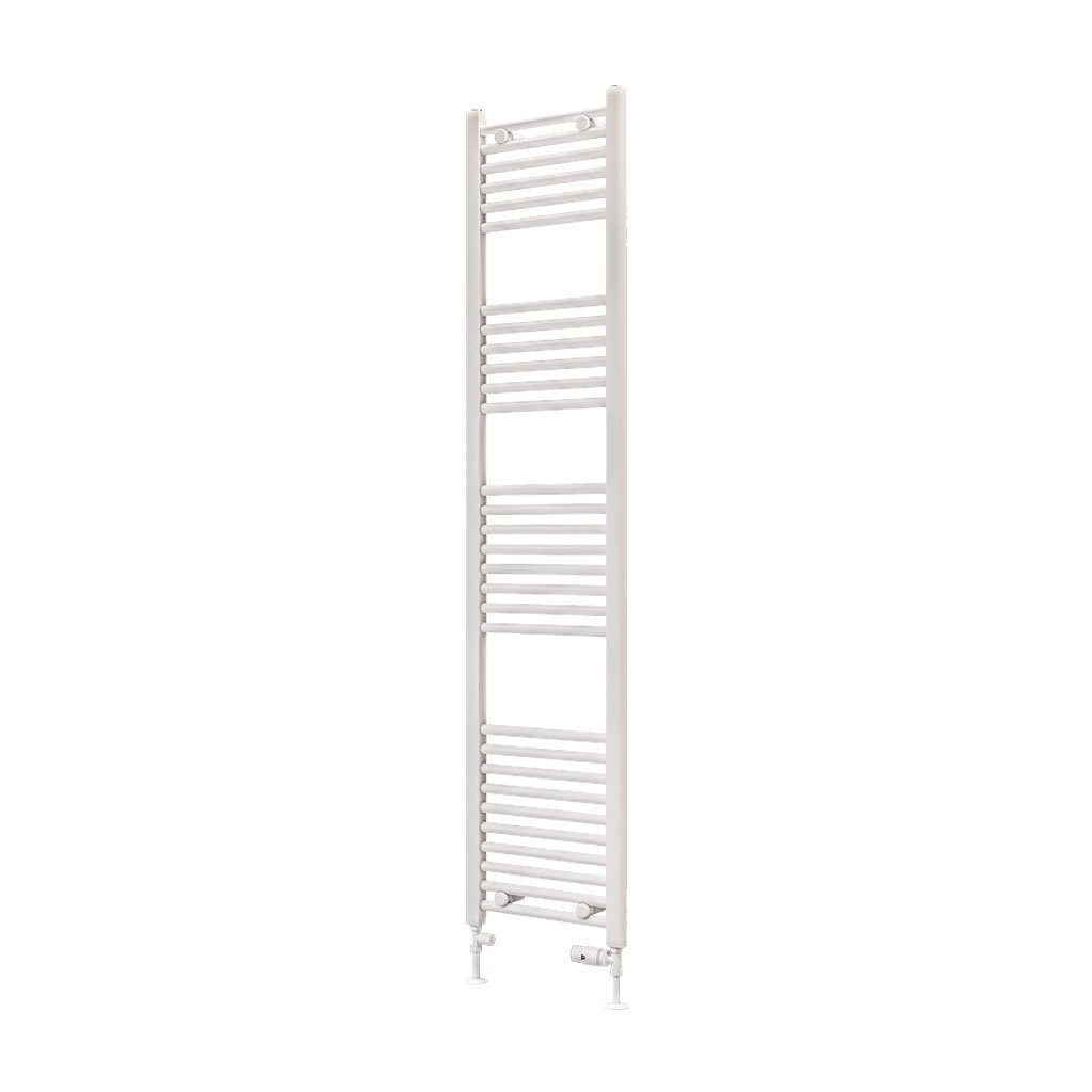Eastbrook Wingrave Straight Heated Towel Rail – Matt White - 1800mm x 400mm