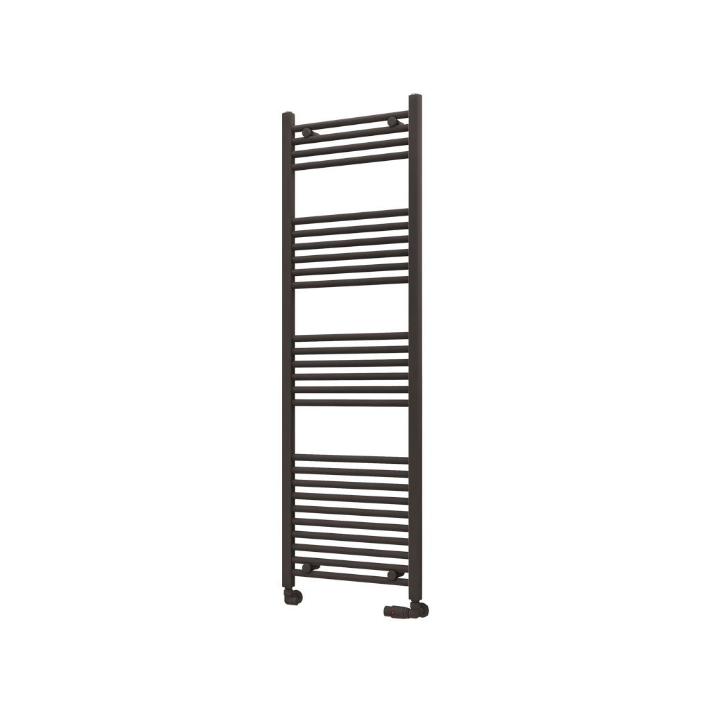 Eastbrook Wingrave Straight Heated Towel Rail – Matt Anthracite - 1600mm x 500mm