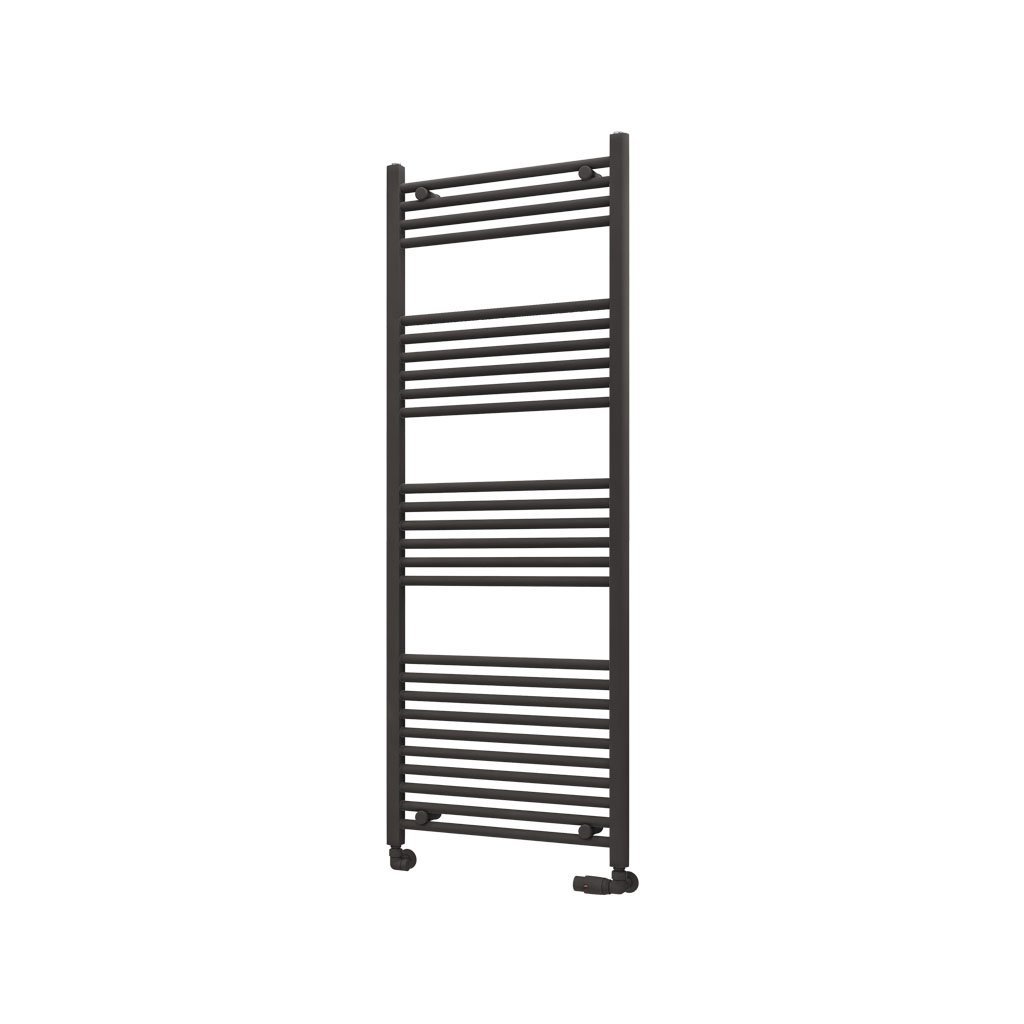 Eastbrook Wingrave Straight Heated Towel Rail – Matt Anthracite - 1600mm x 600mm