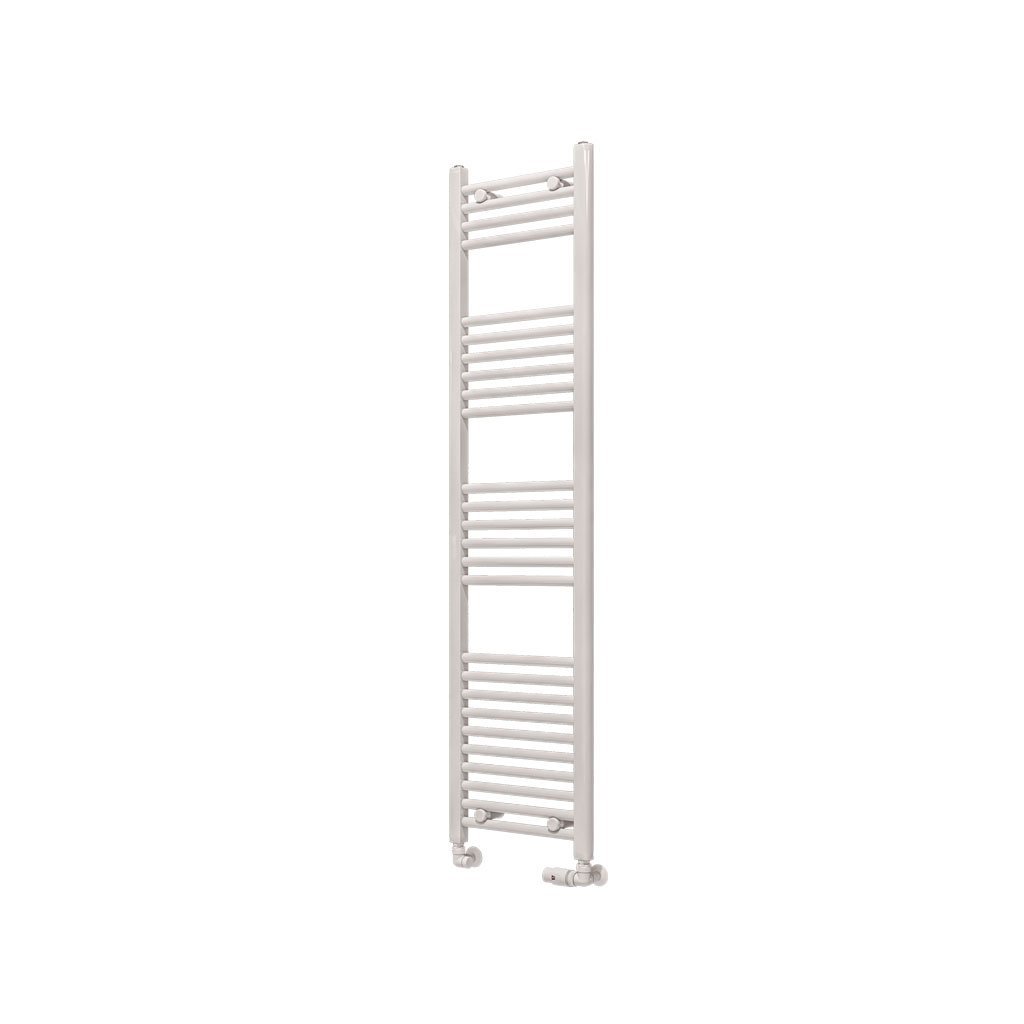 Eastbrook Wingrave Straight Heated Towel Rail – Gloss White - 1600mm x 400mm
