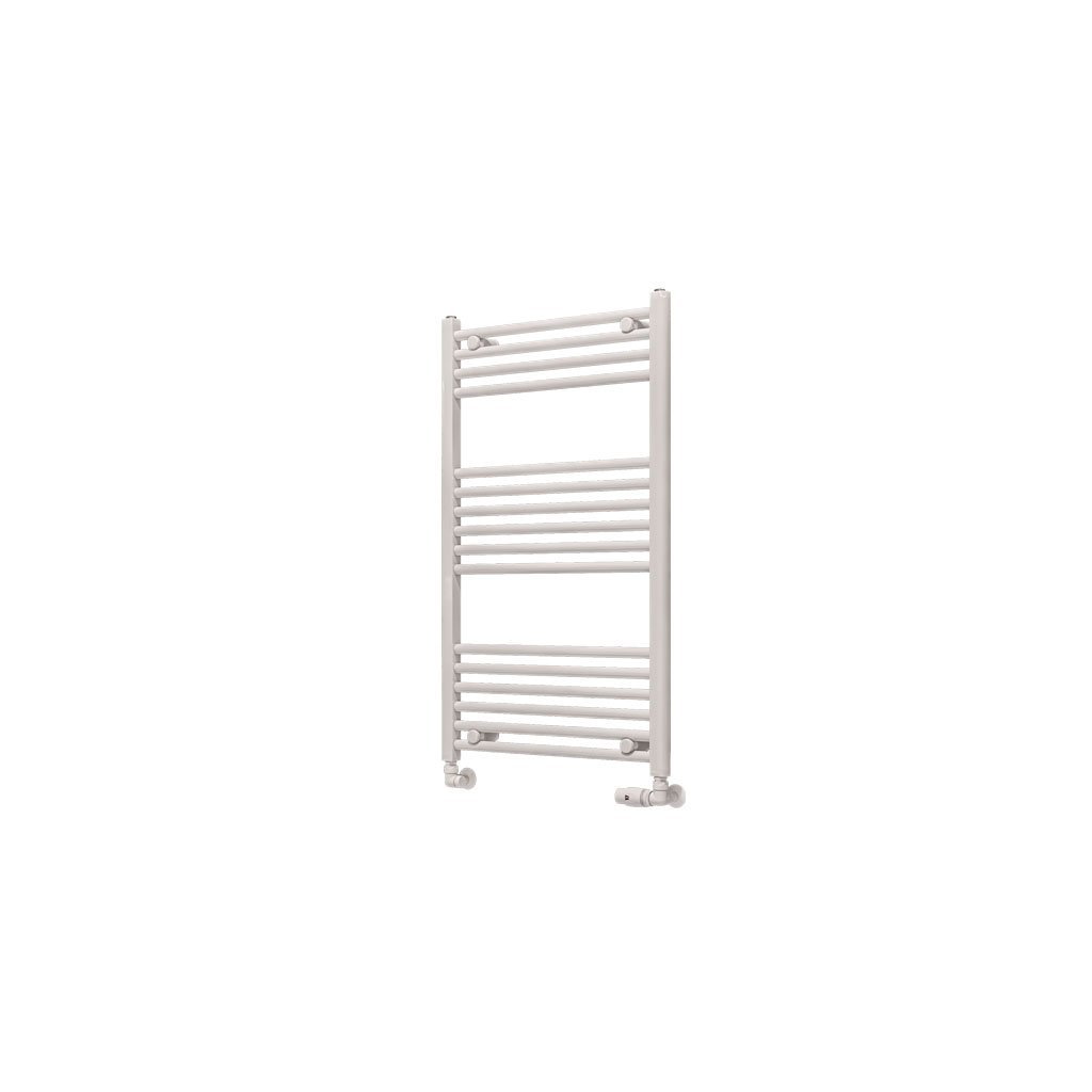 Eastbrook Wingrave Straight Heated Towel Rail – Gloss White - 1000mm x 600mm