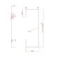 Eastbrook Vesima Standard Towel Hanger - Matt Anthracite - Image 3