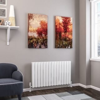 Eastbrook Kelmscott Aluminium Designer Radiator - Matt White - Image 8