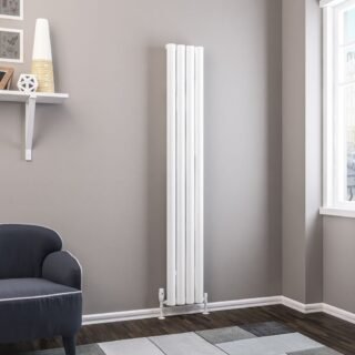 Eastbrook Kelmscott Aluminium Designer Radiator - Matt White - Image 19