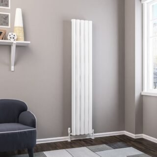 Eastbrook Kelmscott Aluminium Designer Radiator - Matt White - Image 11
