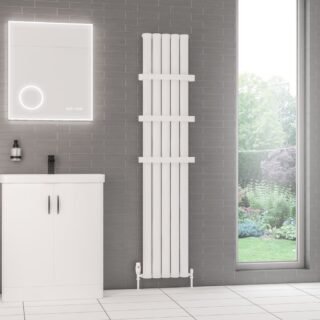 Eastbrook Kelmscott Aluminium Designer Radiator - Matt White - Image 16