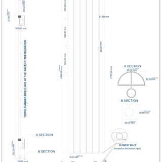 Eastbrook Kelmscott Aluminium Designer Radiator - Matt White - Image 29