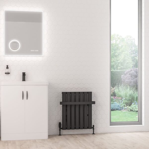 Eastbrook Kelmscott Aluminium Designer Radiator - Matt Anthracite - Image 3