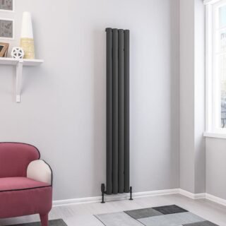 Eastbrook Kelmscott Aluminium Designer Radiator - Matt Anthracite - Image 10