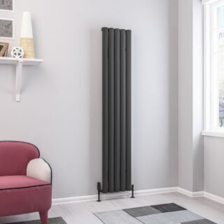 Eastbrook Kelmscott Aluminium Designer Radiator - Matt Anthracite - Image 11