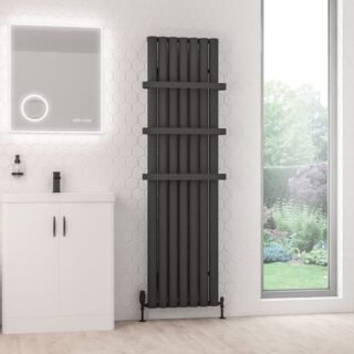 Eastbrook Kelmscott Aluminium Designer Radiator - Matt Anthracite - Image 18