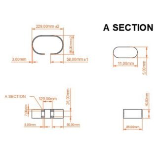Eastbrook Malmesbury Standard Towel Hanger - Matt White - Image 3