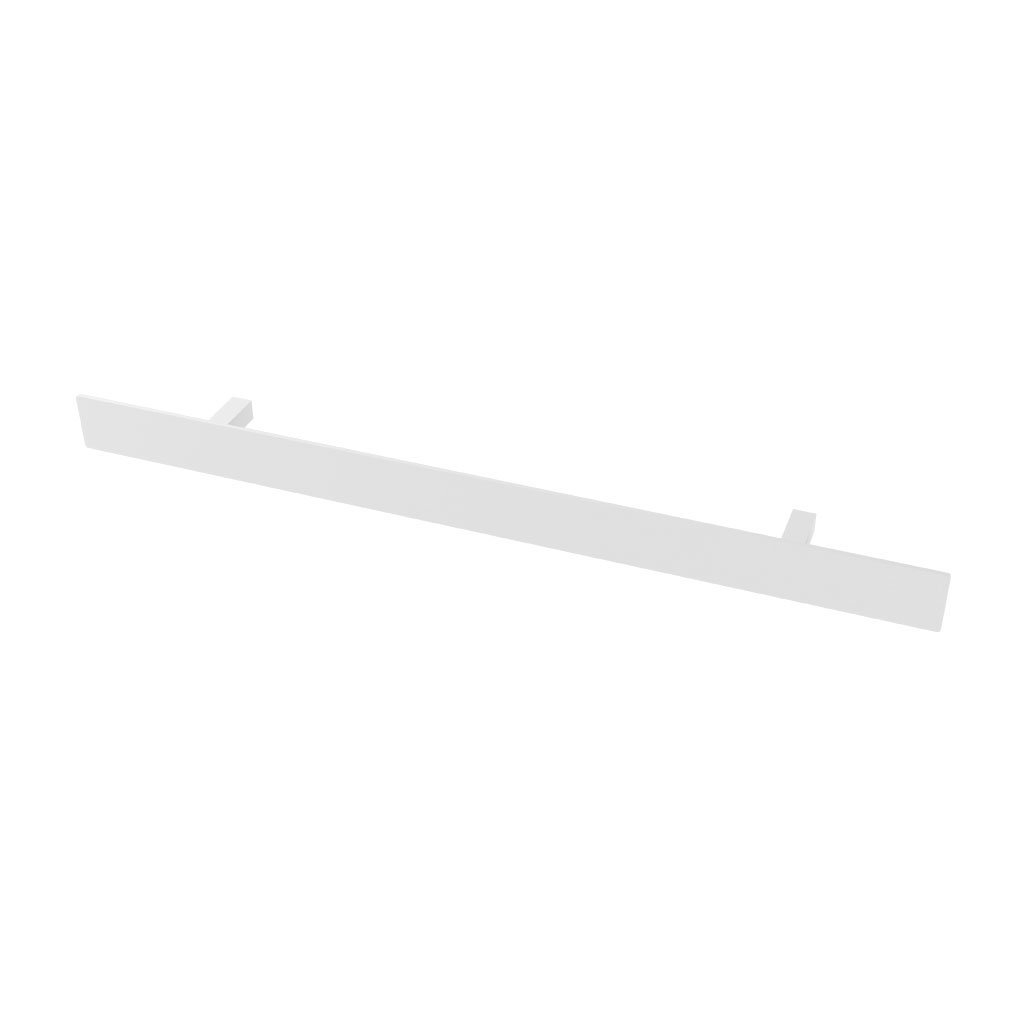 Eastbrook Malmesbury Flat Style Towel Hanger – Matt White - 565mm
