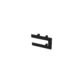 Eastbrook Double Flat Style Towel Hanger - Matt Black