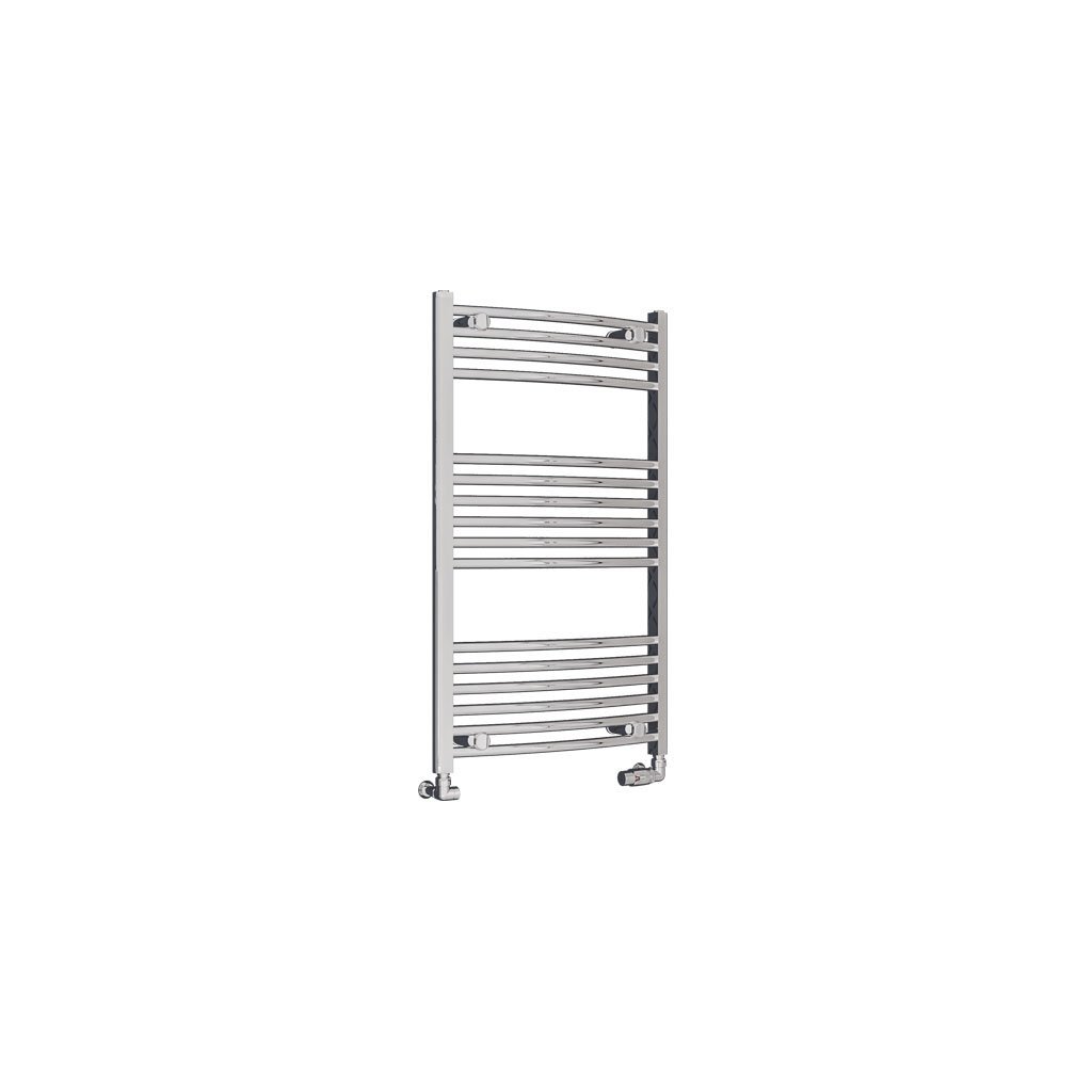 Eastbrook Wingrave Curved Heated Towel Rail – Chrome - 1000mm x 600mm