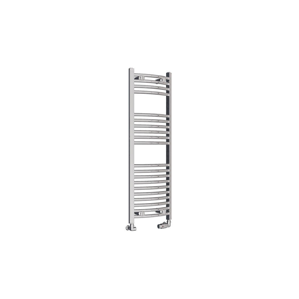 Eastbrook Wingrave Curved Heated Towel Rail – Chrome - 1200mm x 400mm