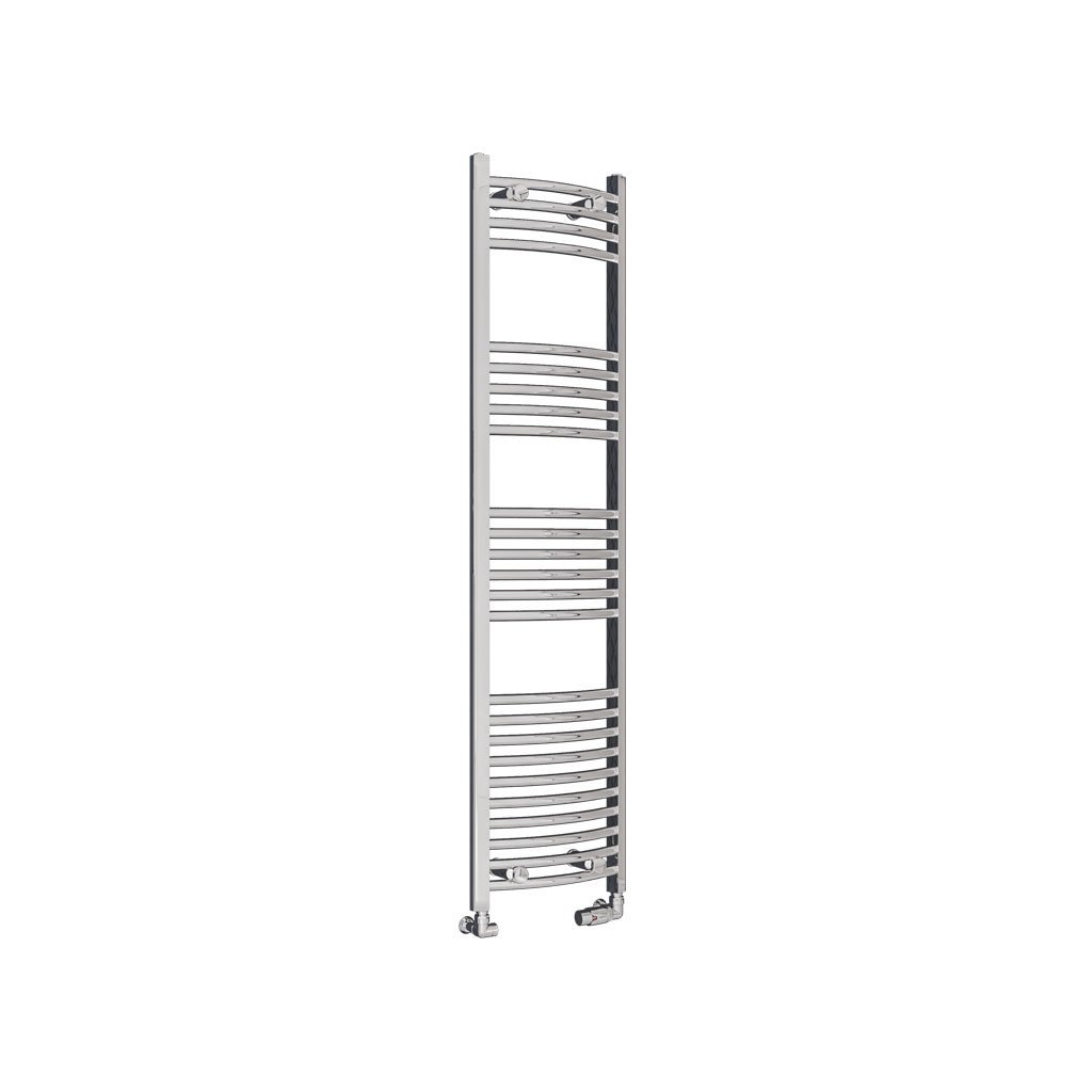Eastbrook Wingrave Curved Heated Towel Rail – Chrome - 1600mm x 400mm