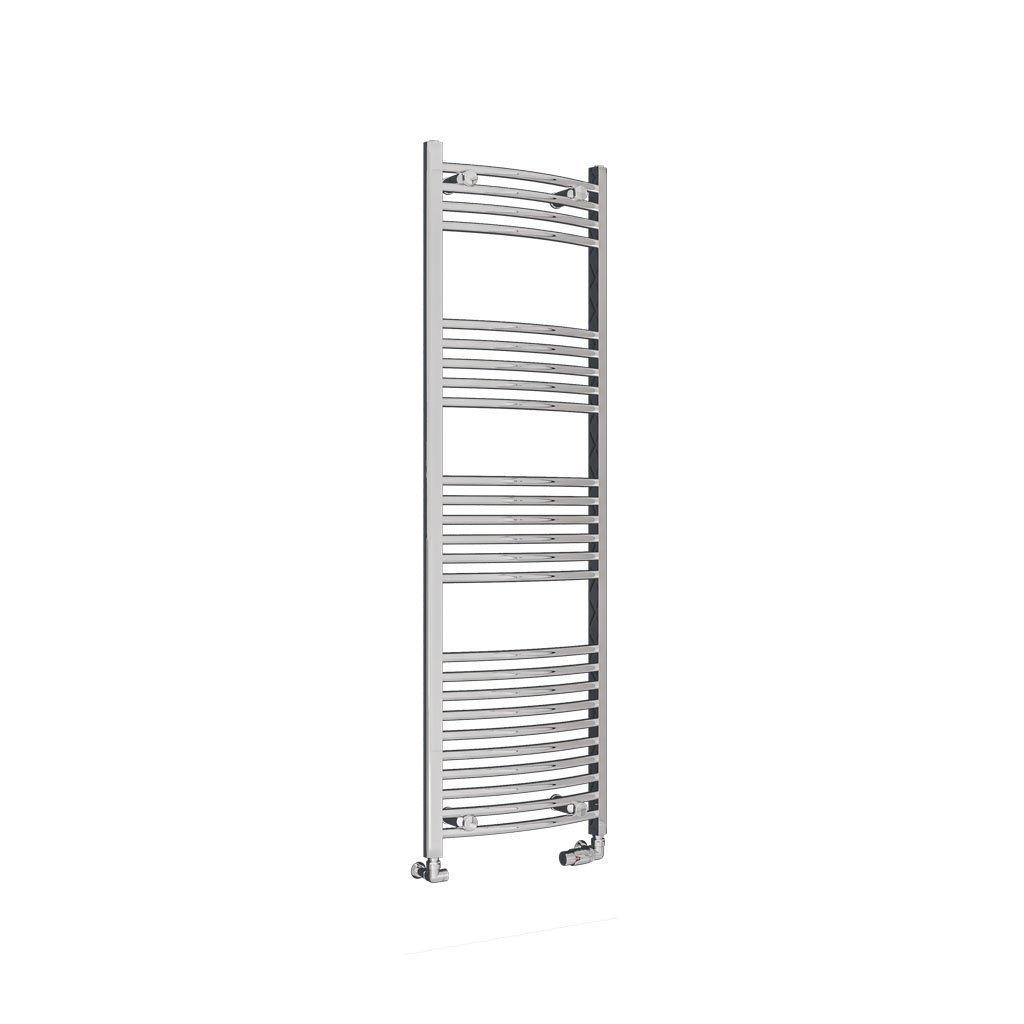 Eastbrook Wingrave Curved Heated Towel Rail – Chrome - 1600mm x 500mm