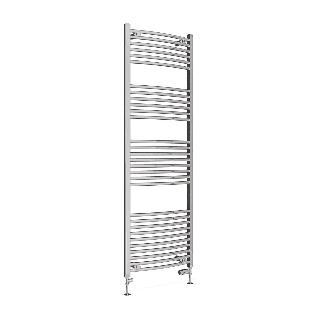 Eastbrook Wingrave Curved Heated Towel Rail – Chrome - 1800mm x 600mm