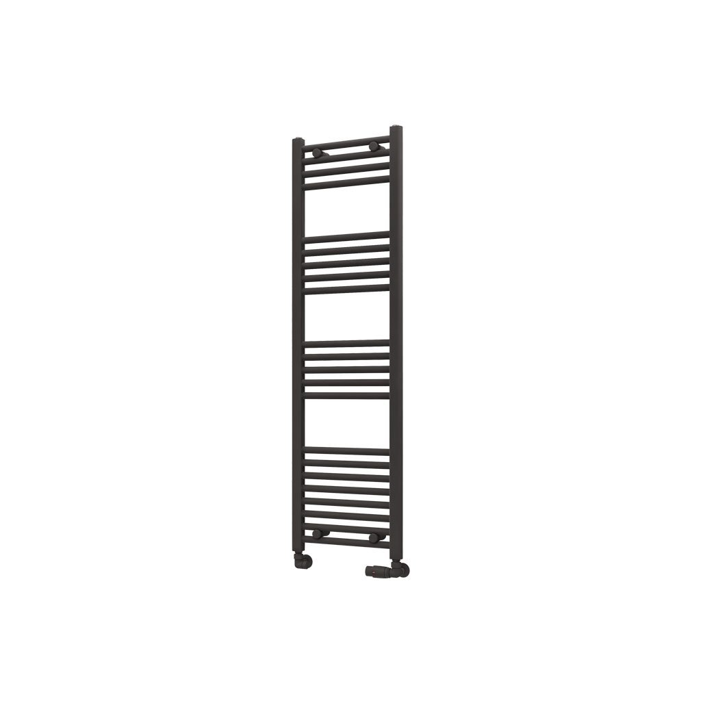 Eastbrook Wingrave Straight Heated Towel Rail – Matt Anthracite - 1400mm x 400mm