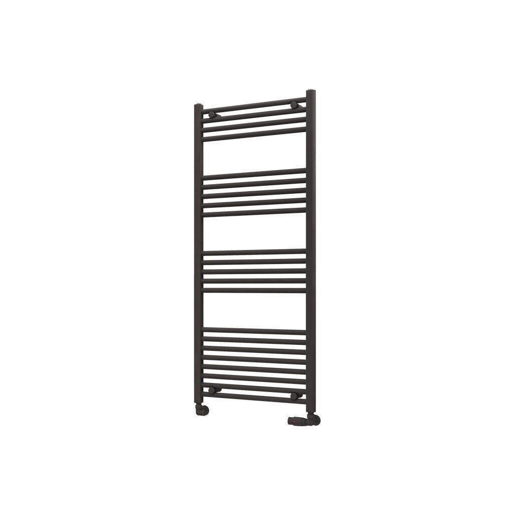 Eastbrook Wingrave Straight Heated Towel Rail – Matt Anthracite - 1400mm x 600mm