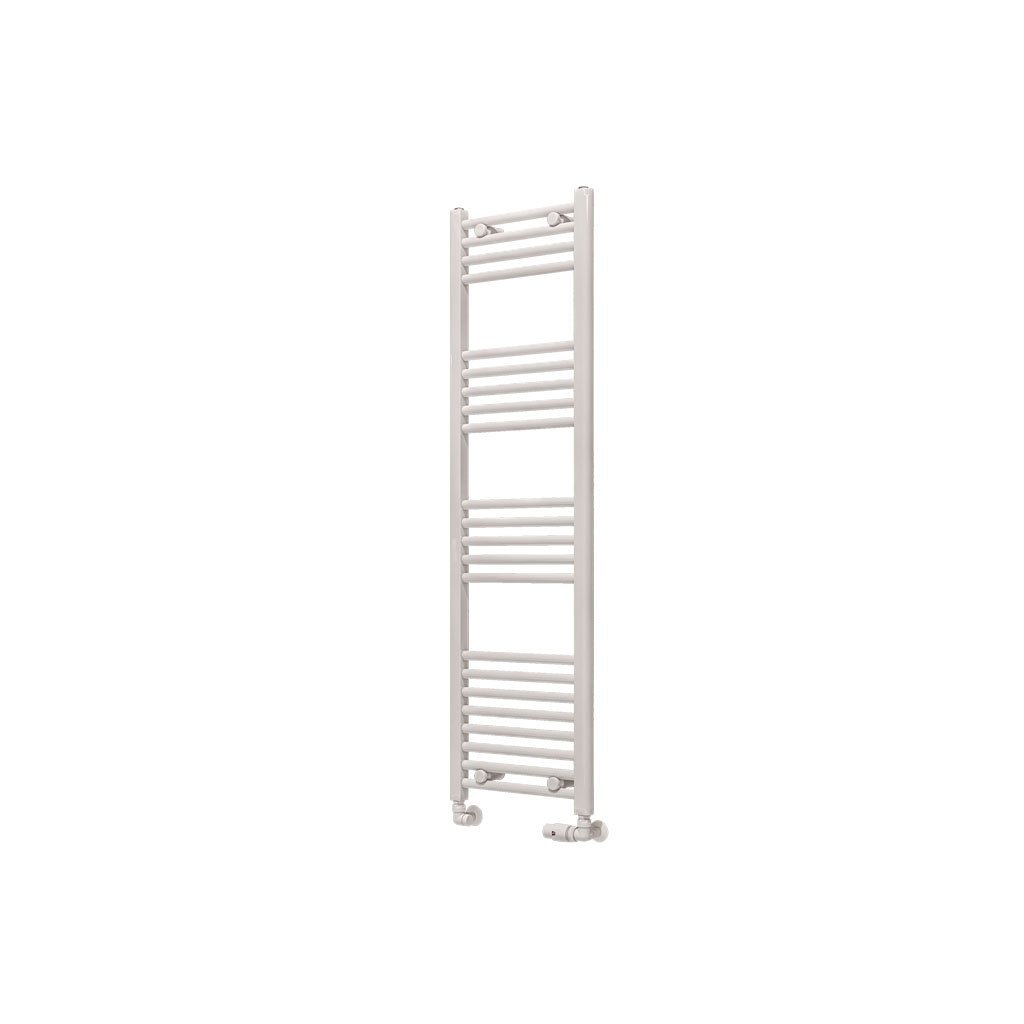 Eastbrook Wingrave Straight Heated Towel Rail – Gloss White - 1400mm x 400mm