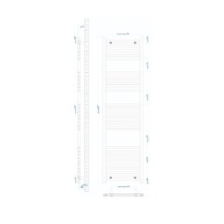 Eastbrook Westward Straight Heated Towel Rail - Chrome - Image 26