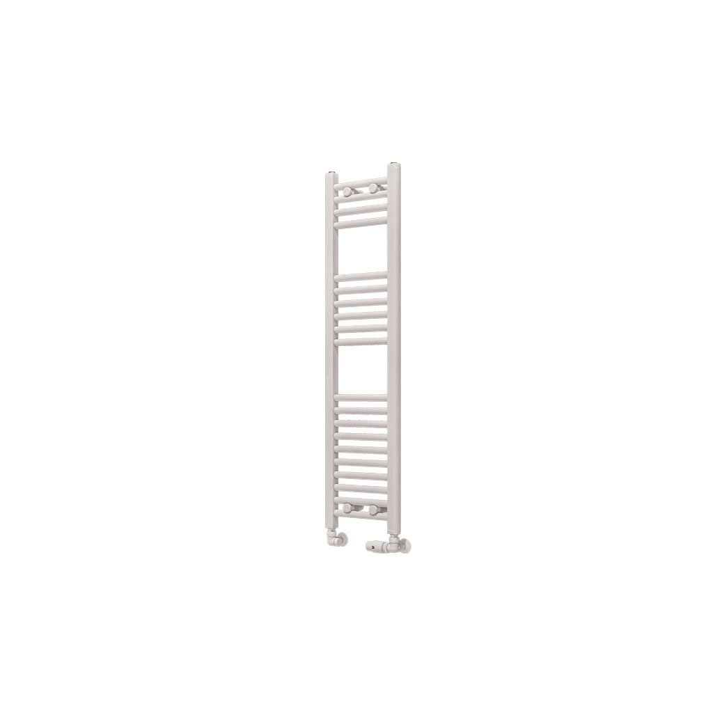 Eastbrook Wingrave Straight Heated Towel Rail – Gloss White - 1200mm x 300mm