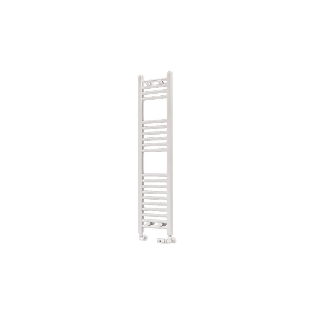 Eastbrook Wingrave Straight Heated Towel Rail – Matt White - 1200mm x 300mm