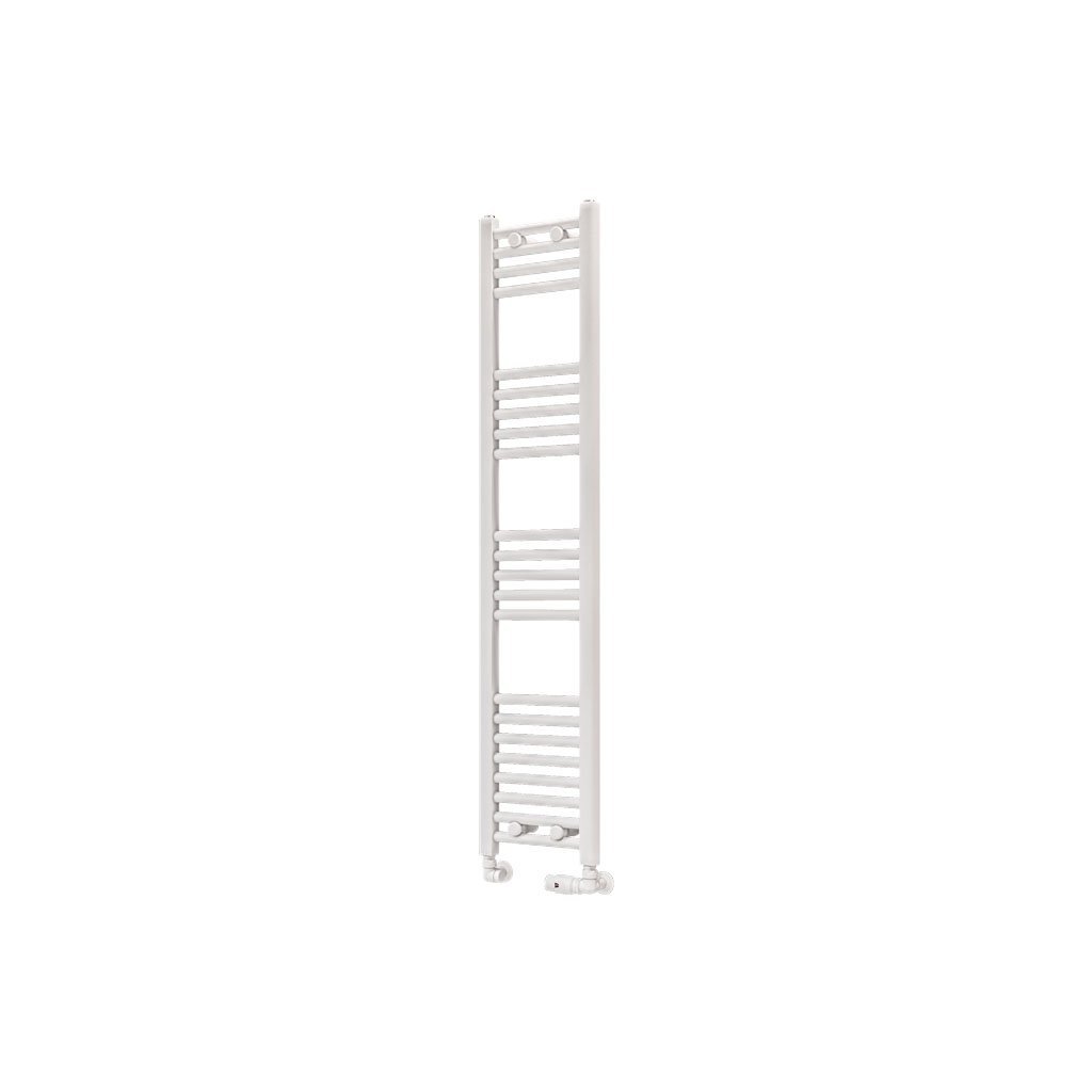 Eastbrook Wingrave Straight Heated Towel Rail – Matt White - 1400mm x 300mm